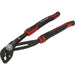250mm Quick Release Water Pump Pliers - Serrated Jaws - Corrosion Resistant Loops