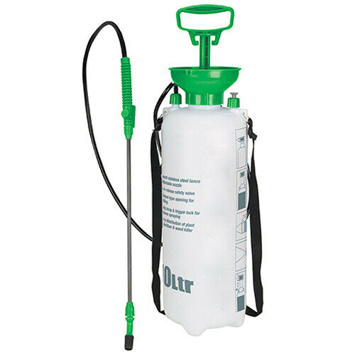 10l garden sprayer 10L 10 Litre Pressure Sprayer Water Fluid Garden Spray Pesticide Plant — LoopsDirect
