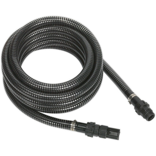 Solid Wall Suction Hose - 25mm x 7m - Suitable for ys11768 Surface Water Pump Loops