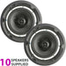 Active Bluetooth 10 Ceiling Speaker Kit 50W Wireless HiFi Audio Streaming System