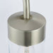 IP44 Outdoor Wall Light Brushed Stainless Steel & Glass Shade Nautical Lantern Loops