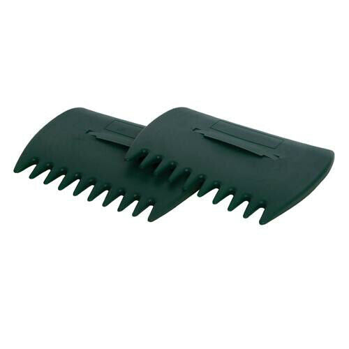 330mm x 250mm Leaf Collectors Pronged Scoops For Leaves Garden Waste Tough Loops