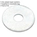 50 PACK - Zinc Plated Repair Washer - M8 x 50mm - Metric - Metal Spacer Loops