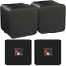 110W Bluetooth Amplifier & 2x 80W Black Shelf Speakers Compact Wireless HiFi Kit