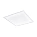 Wall / Ceiling Light White 595mm Slim Square Panel 34W Built in LED 4000K Loops