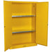 Flammable Substance Storage Cabinet - 1095mm x 460mm x 1655mm - 3-Point Key Lock Loops