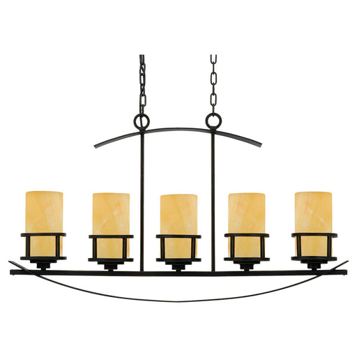 5 Bulb Ceiling Pendant Light Fitting Imperial Bronze LED E27 100W Bulb Loops