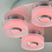 Flush Bathroom Ceiling Light RGB Colour Changing 5x LED Lamp IP44 Chrome Remote Loops