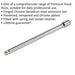 200mm Forged Steel Extension Bar - 3/8" Sq Drive - Spring-Ball Socket Retainer Loops