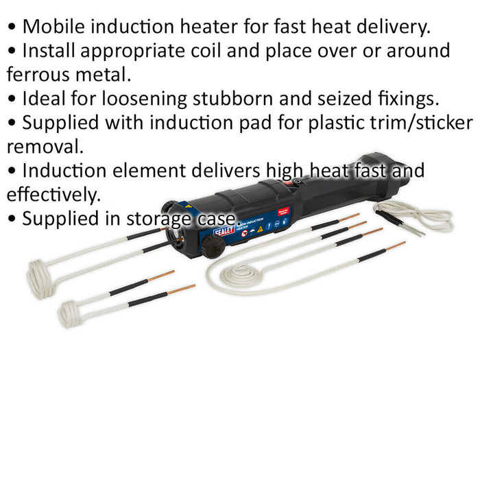 1000W Mobile Induction Heater - Seized Fixing Tool - Flameless Heat Tool Loops