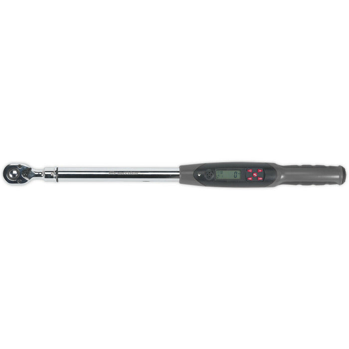 Digital Torque Wrench with Angle Function - 1/2" Sq Drive - 20 to 200 Nm Range Loops