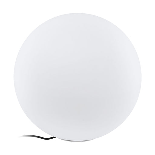 IP65 Outdoor Garden Ball Light White Plastic 1 x 40W E27 Bulb 500mm Globe Loops