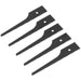 5 PACK - HSS Air Saw Blades - 18 TPI BLACK Reciprocating Multi Material Cutters Loops