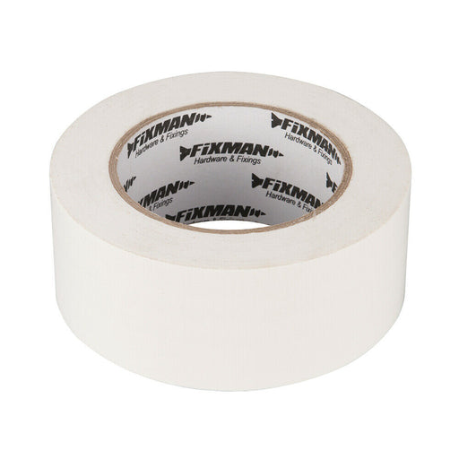 50mm x 50m White SUPER HEAVY DUTY Duct Tape Strong Waterproof Grab Adhesive Roll Loops