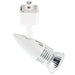 Adjustable Ceiling Track Spotlight Gloss White Single 7W GU10 Lamp Downlight Loops