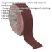 Engineers Brown Emery Roll - 50mm x 50m - Rust Removal & Polishing - 80 Grit Loops