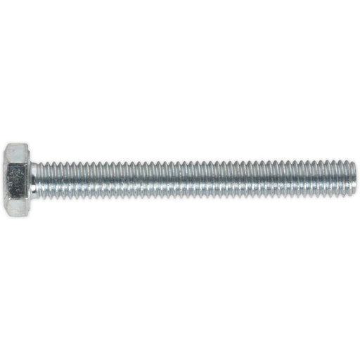 50 PACK HT Setscrew - M6 x 50mm - Grade 8.8 Zinc - Fully Threaded - DIN 933 Loops