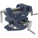 Compound Cross Vice - 100mm Steel Jaws - Swivel Base - Drilling & Milling Vice Loops