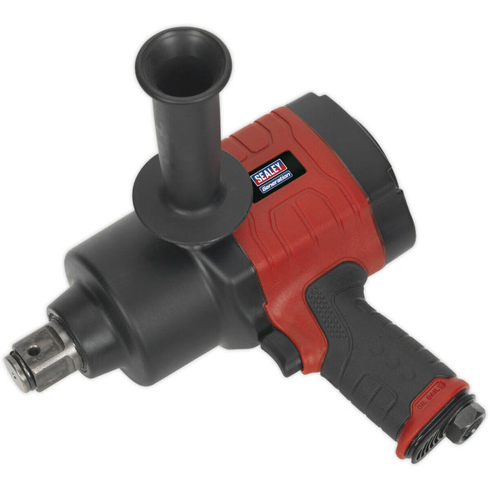 Composite Air Impact Wrench - 1 Inch Sq Drive - Twin Hammer - Side Handle Loops