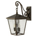 Outdoor IP44 4Wall Light Regency Bronze LED E14 60W Loops