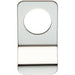 Rim Profile Cylinder Latch Pull External Door Handle Bright Stainless Steel Loops