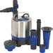 Stainless Steel Submersible Pond Pump - 1750L/Hr - 4 x Fountain Heads - 230V Loops