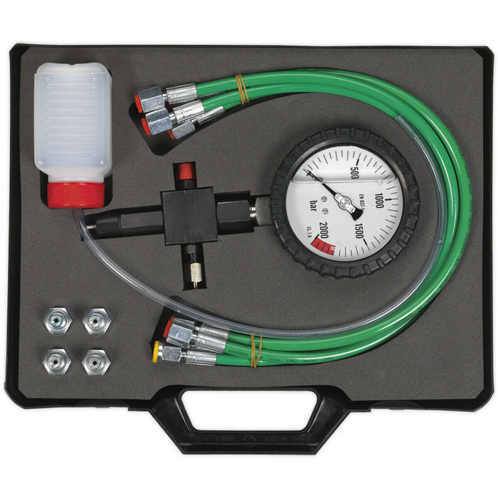 Diesel High Pressure Pump Test Kit - Common Rail Systems - Various Tests Loops