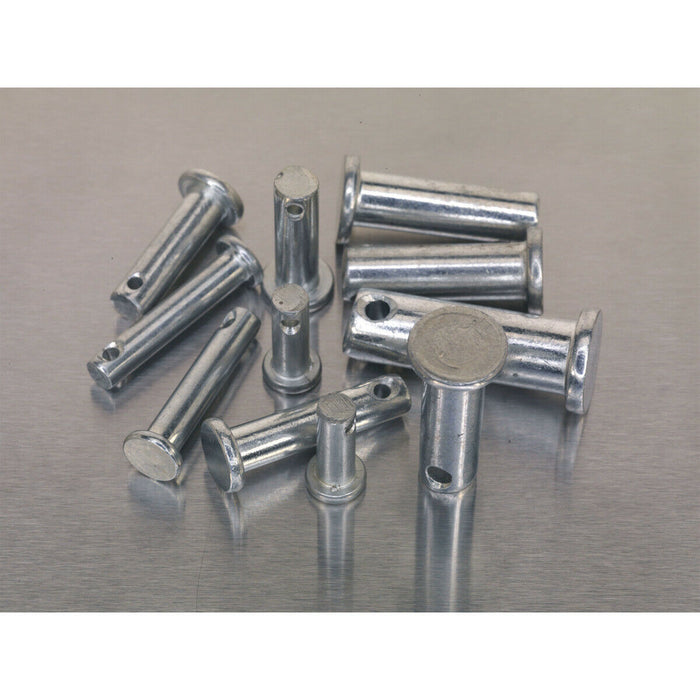 200 Piece Clevis Pin Assortment - Imperial Sizing - Securing Fastener Pins Loops