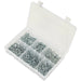 510 PACK Self Tapping Screw Assortment - Countersunk Pozi - Various Sizes Loops
