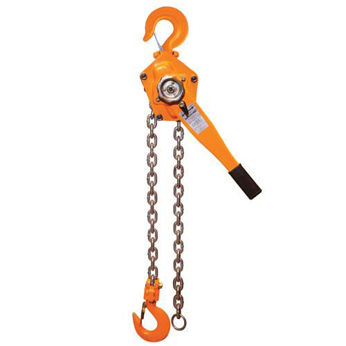 750kg Ton Lever Hoist 1.5m Lift Height Alloy Steel Chain Weight Move Site Loops