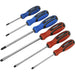 6 PACK Hammer Through Screwdriver Set - Hardened Steel Hammer Strike Slotted Loops