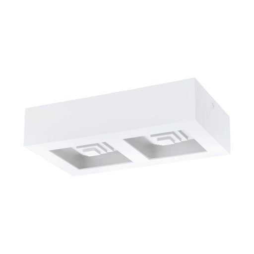 Wall / Ceiling Light Modern White Box Lamp 255mm x 140mm 6.3W Built in LED Loops