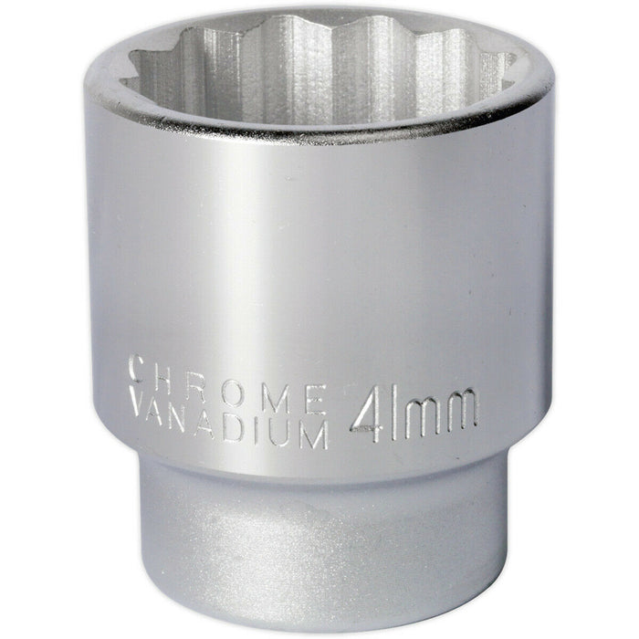 41mm Forged Steel Drive Socket - 3/4" Square Drive - Chrome Vanadium Socket Loops