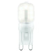 2.5W LED G9 Light Bulb Frosted Cool White 4000K 200 Lumen Mini Small Indoor Lamp Loops