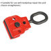 100mm Pull Clamp & Rotating Ring - 6 Tonne Capacity - Body Shop Repair Loops