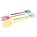 4 PACK Coloured Fly Swatters Large Square Head Light & Strong Bug Wasp Insect Loops