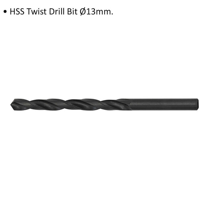 HSS Twist Drill Bit - 12mm x 160mm - High Speed Steel - Metal Drilling Bits Loops