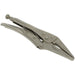 225mm Long Nose Locking Pliers - Drop Forged Steel - Serrated Adjustable Jaws Loops