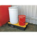 30L Spill Tray with Platform - Holds 2 x 25L Drums - High-Density PE Plastic Loops