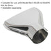 Stainless Steel Fish Tail Nozzle - Suitable for ys04670 & ys04671 Hot Air Guns Loops