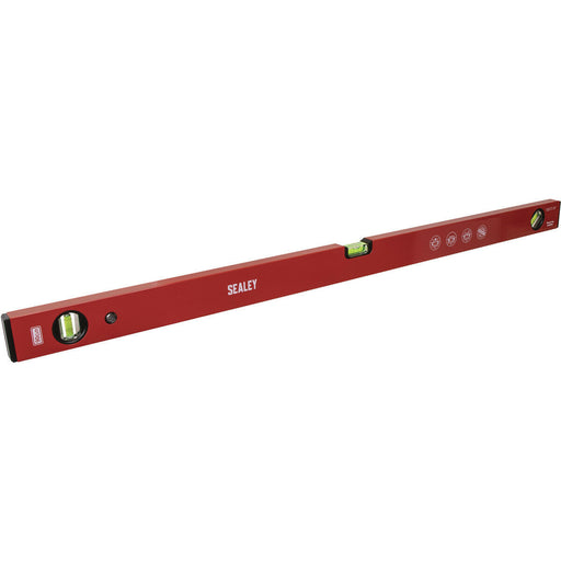 900mm Powder Coated Spirit Level - Precision Milled - 45 Degree Angle Rule Loops