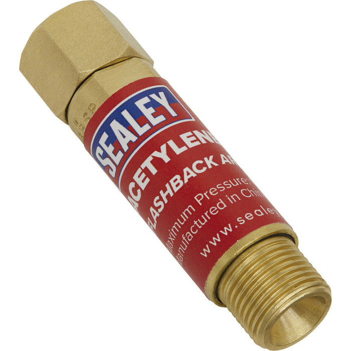 Acetylene Flash Back Arrestor - Auto Resetting - Flashback Protection - EN 730-1 Loops