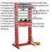 30 Tonne Floor Type Air Hydraulic Press - Sliding Ram Assembly - Foot Pedal Loops