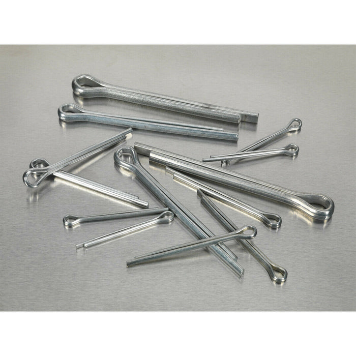 230pc Split-Pins Set - Various Metric & Imperial LARGE Sizes - Split Cotter Pin Loops