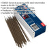 5Kg PACK - Mild Steel Welding Electrodes - 1.6 x 300mm - 25 to 50A Currents Loops