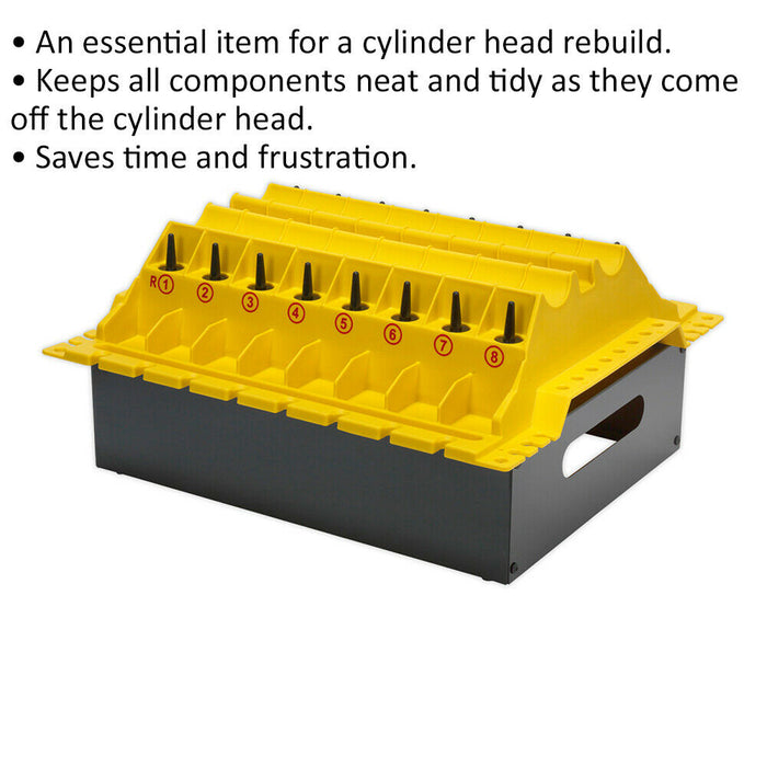 Cylinder Head Component Organizer - Cylinder Head Rebuilding Accessory Loops