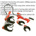 1000KG Hydraulic Coil Spring Suspension Compressor Kit - 240mm Max Extension Loops