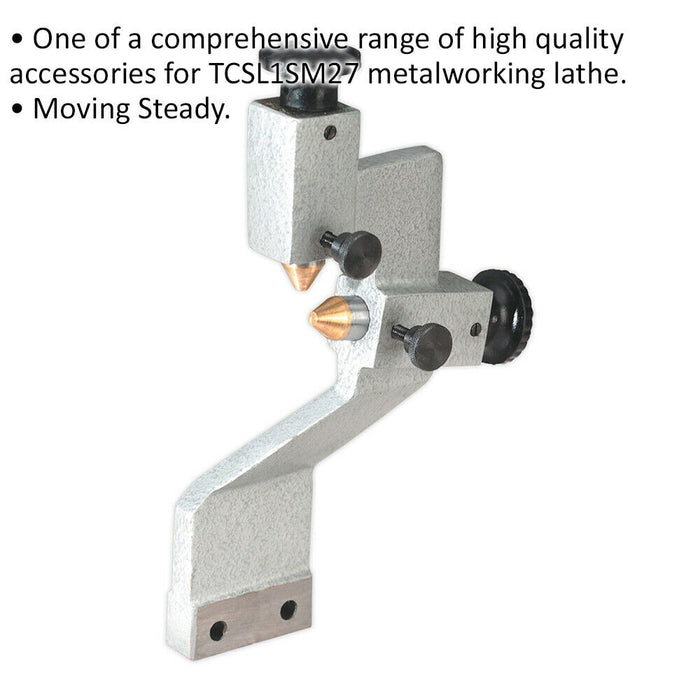 Moving Steady Rest - Suitable for ys08834 6 Speed Metalworking Lathe Loops