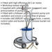 12.5kg Air Operated Grease Pump - High Efficiency Air Motor - Safety Regulator Loops