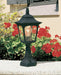 Outdoor IP44 1 Bulb Wall Ground Pedestal Lamp Light Black LED E27 100W d00315 Loops